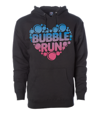 Bubble Run Heart Hooded Sweatshirt